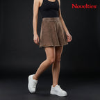 Knitted Flare Mini Skirt