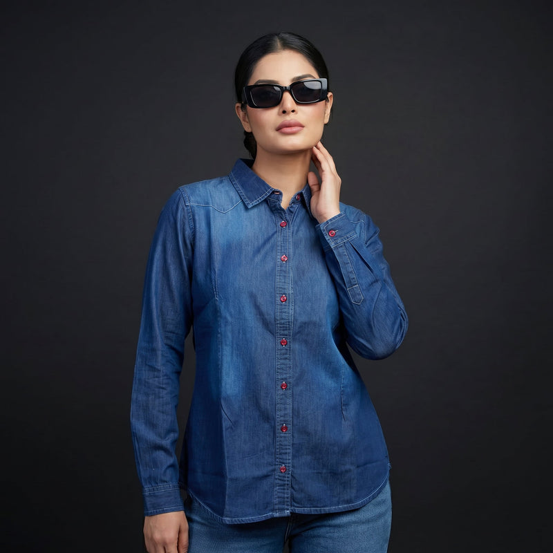 Classic Blue Denim Shirt