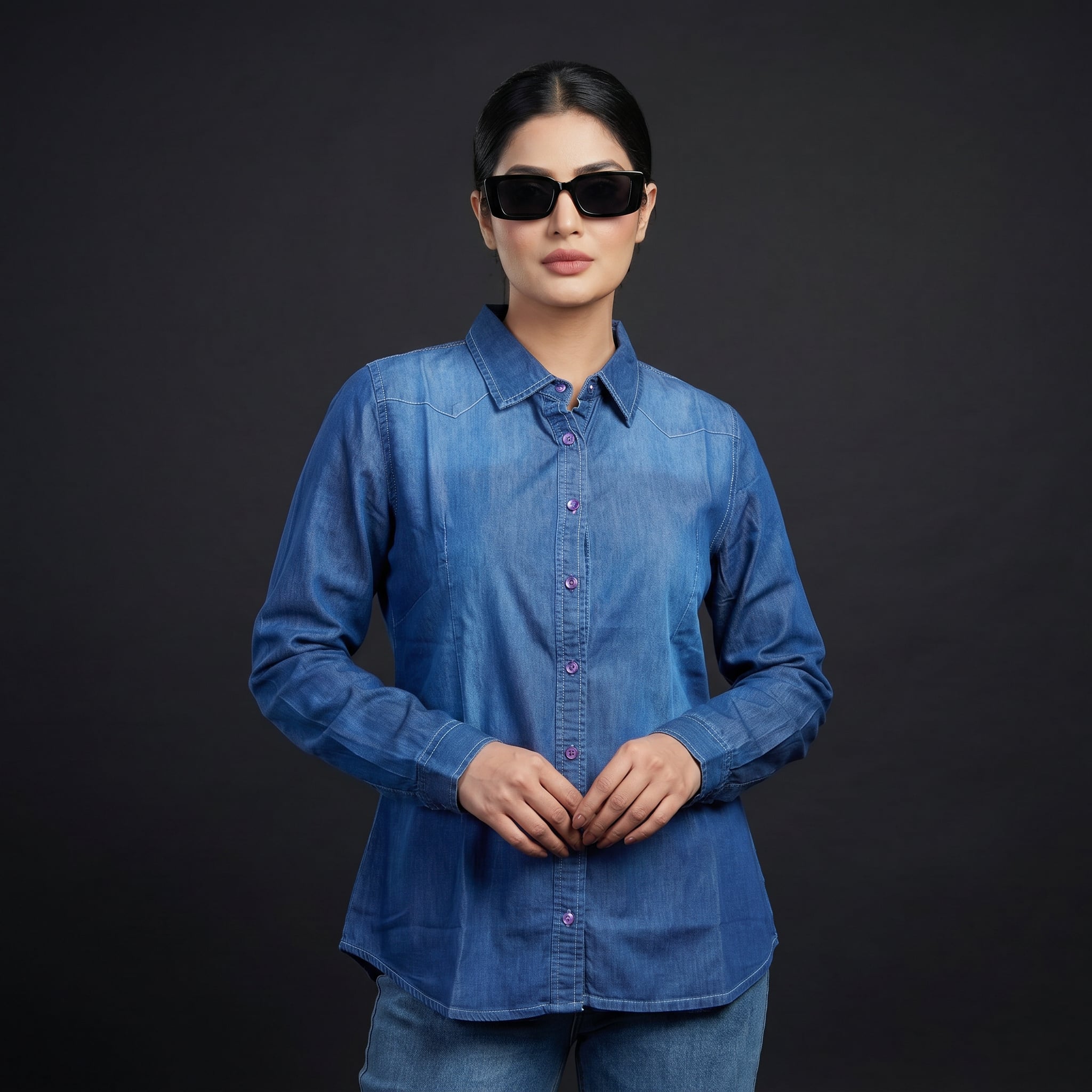 Classic Blue Denim Shirt