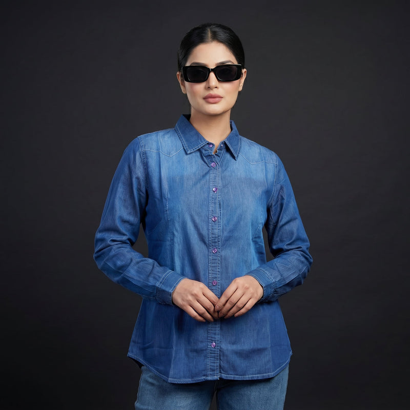Classic Blue Denim Shirt
