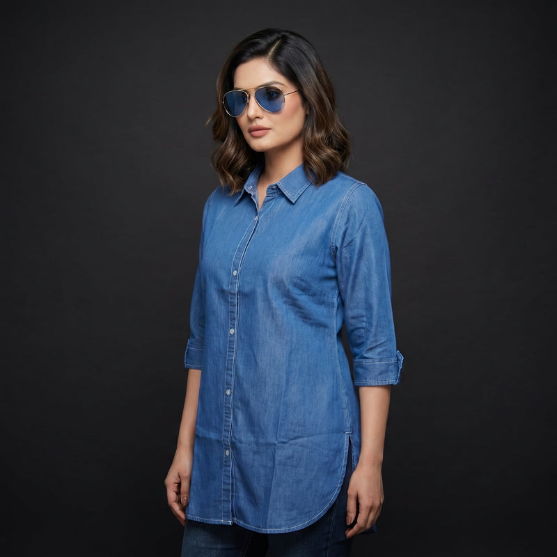 Denim Shirt Tunic