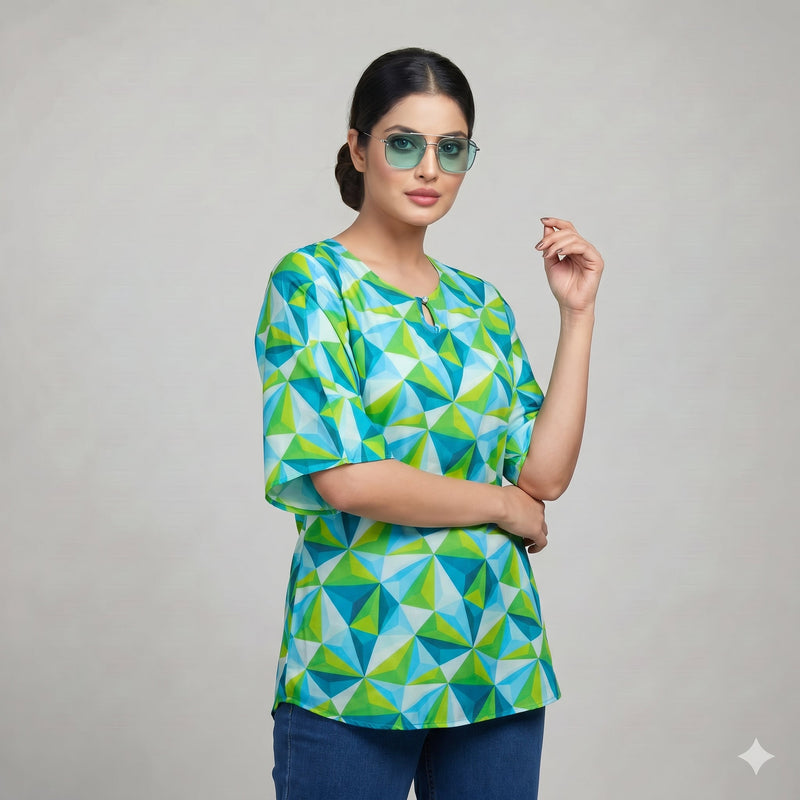 Prism Pop Geometric Top