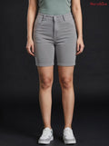 Washed Denim Bermuda Short*