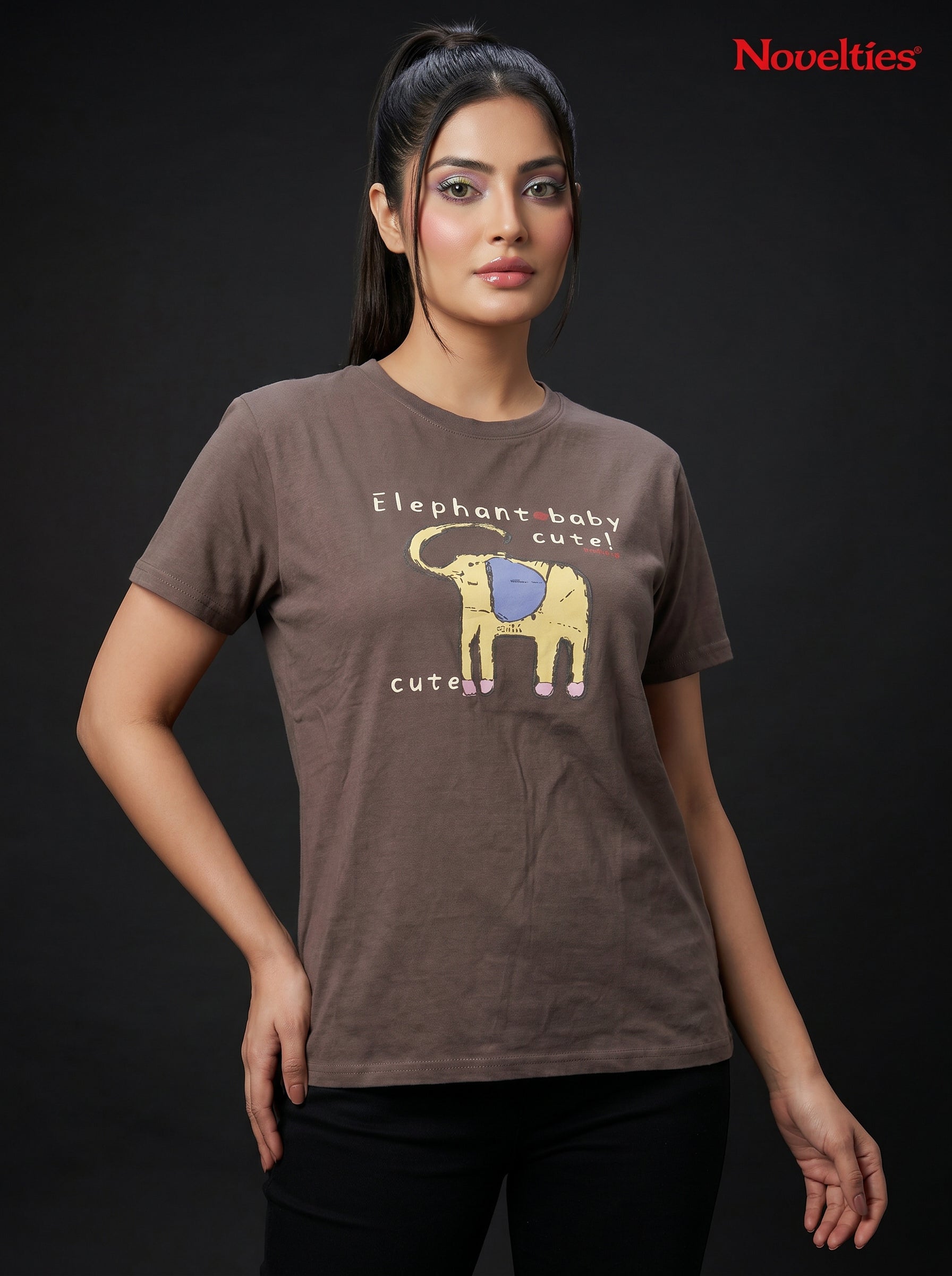 Elephant Baby Cute Doodle Graphic T-Shirt