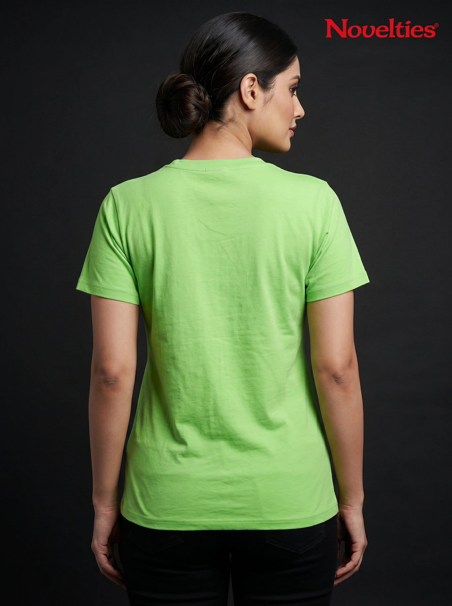 DKNY Graphic Appliqué Round Neck Cotton T-Shirt