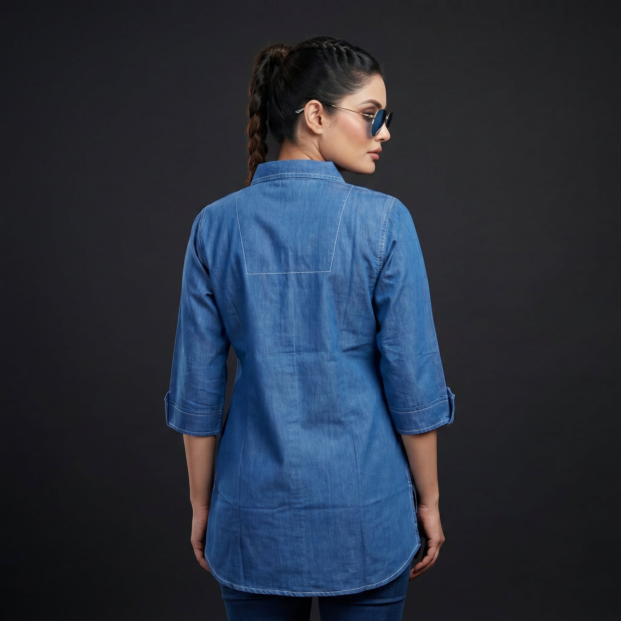 Denim Shirt Tunic
