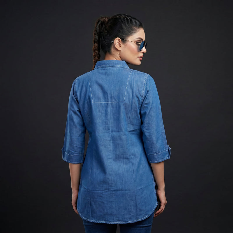 Denim Shirt Tunic