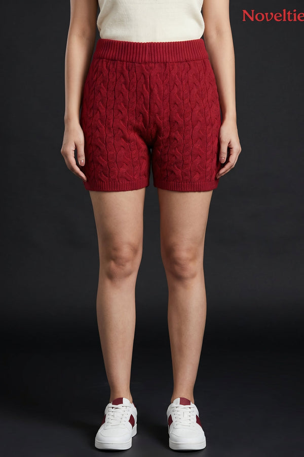 KNITTED SHORTS