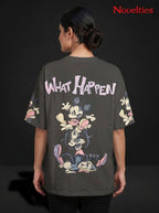 What Happens Disney All-Over Print Oversized T-Shirt