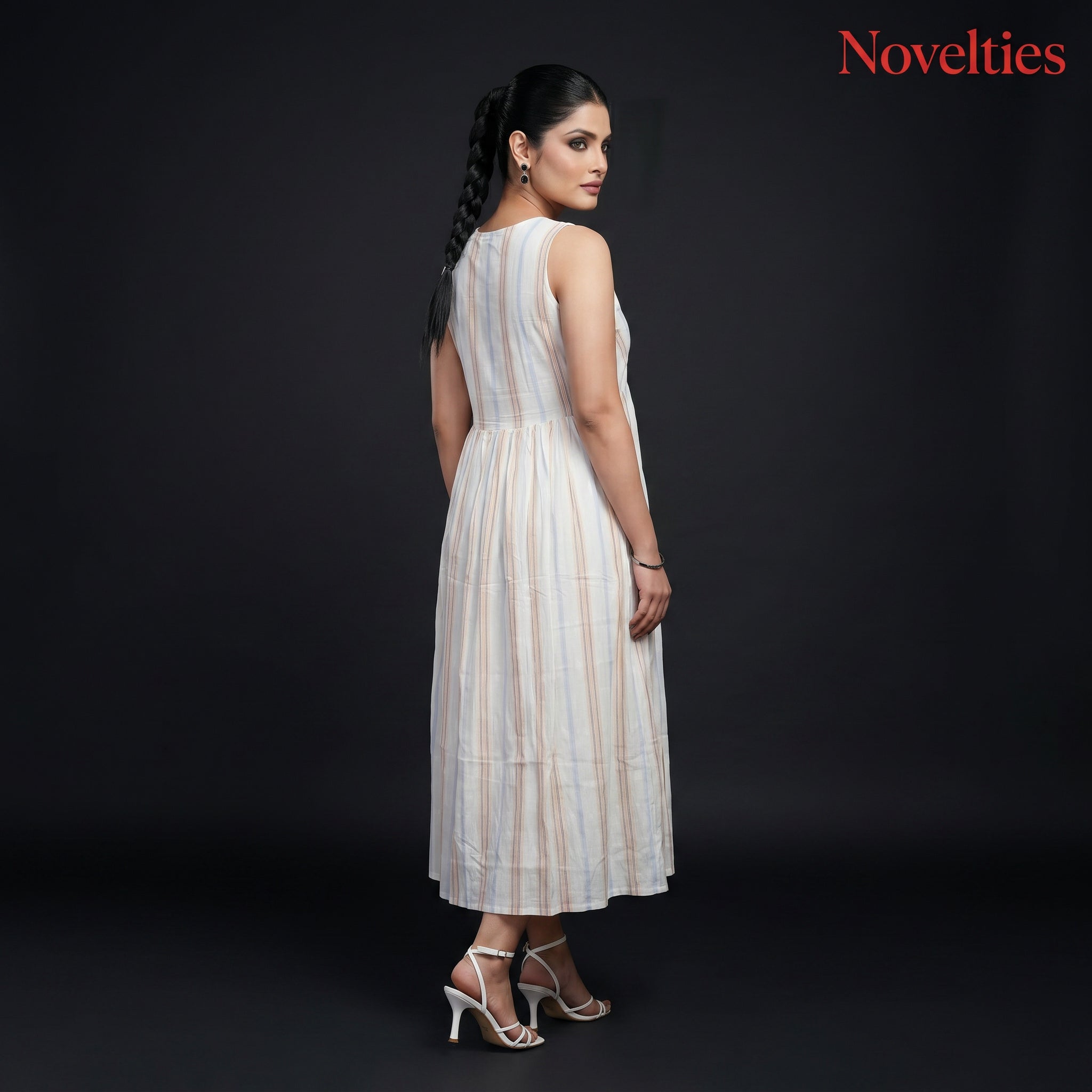 Ivory Tiered Maxi Dress