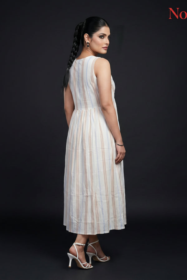Ivory Tiered Maxi Dress