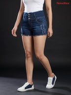 DENIM HOT SHORTS ROUGH