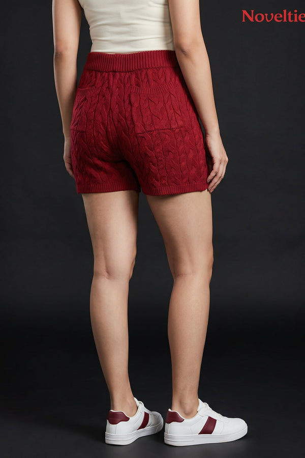 KNITTED SHORTS