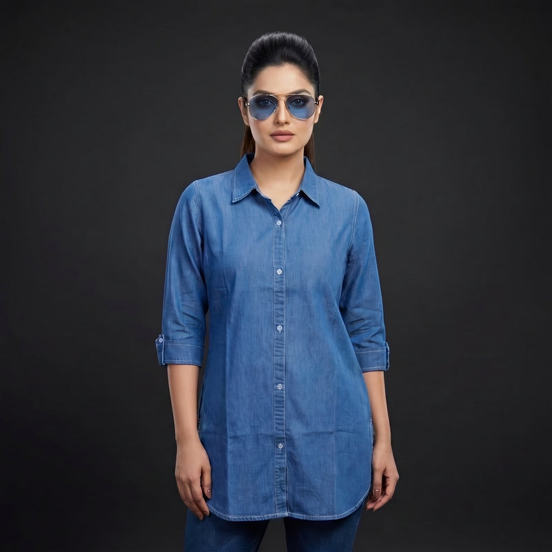 Denim Shirt Tunic