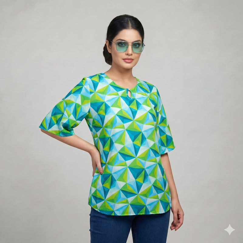 Prism Pop Geometric Top