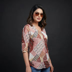 Patchwork Medley Printed Top