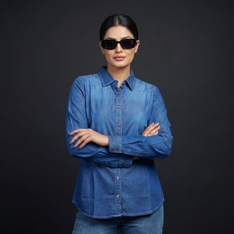 Classic Blue Denim Shirt