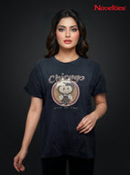 Chicago Make Me Fun Cartoon Graphic T-Shirt
