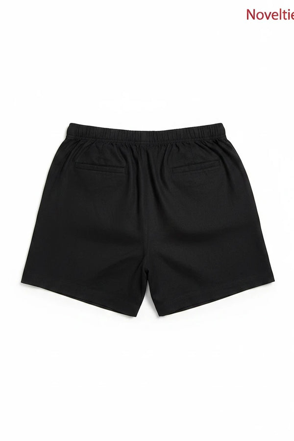 Casual Elastic Waist Drawstring Shorts