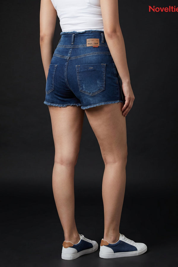 High Waisted Denim Shorts for Women