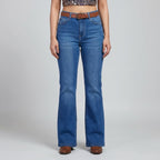 Mute Boot Cut Jeans - Stone Blue