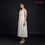 Ivory Tiered Maxi Dress