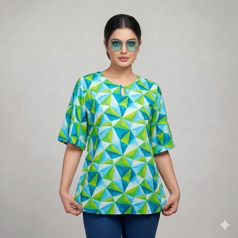 Prism Pop Geometric Top