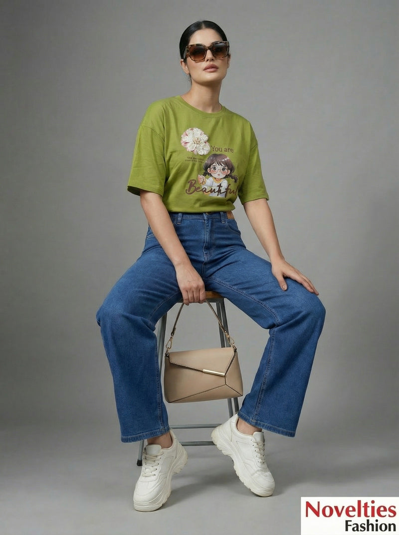 Wide Leg Jeans - DX Blue | Mute