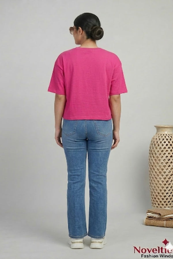 Blue Bootcut Jeans