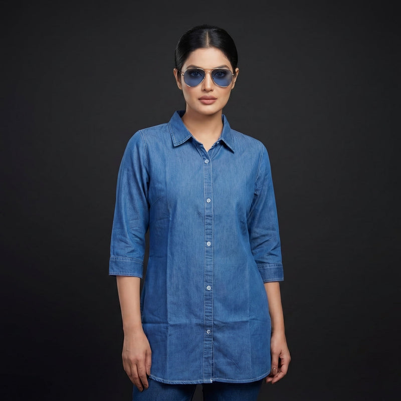 Denim Shirt Tunic