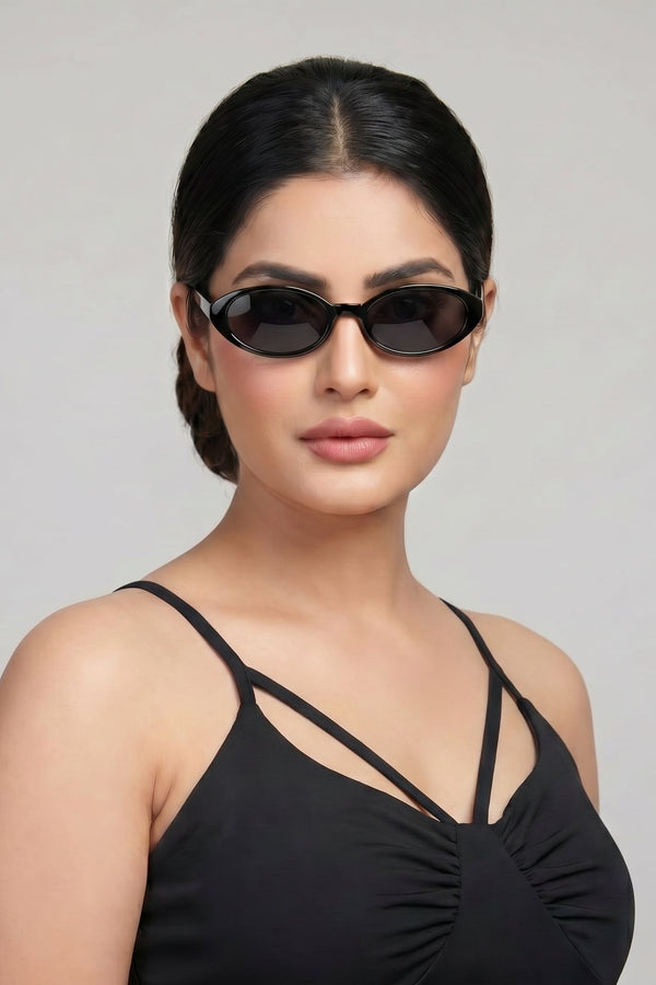 Black Double Strap Ruched Maxi Dress